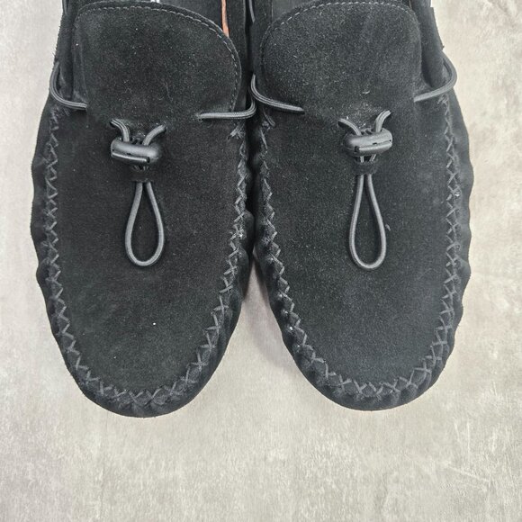SAS Running Late-X Loafers Suede Black Preppy Slip On Comfort Moccasin Shoes 9.5 - Picture 9 of 10